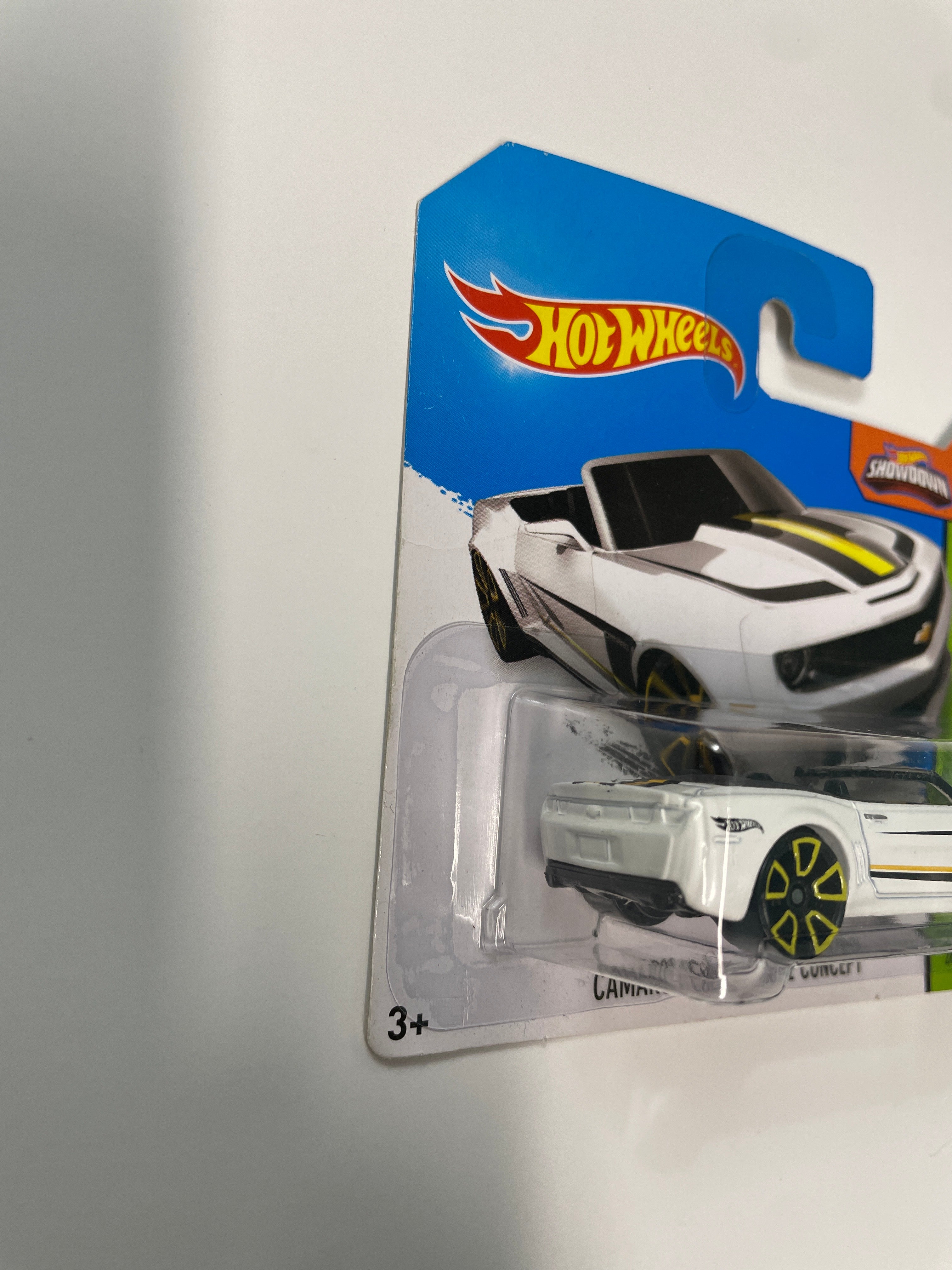 Hot Wheels 1/64 Camaro Convertible Concept White Short Card
