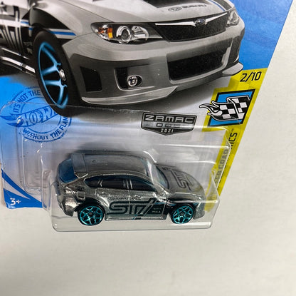 Hot Wheels 1/64 Zamac Subaru WRX STI - Damaged Card