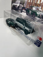 Hot Wheels 1/64 Car Culture Team Transport Jaguar MK1 & 2023 Land Rover Defender 110