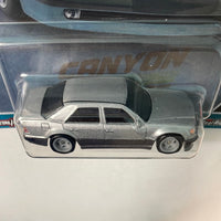 Hot Wheels 1/64 Car Culture Canyon Warriors Mercedes-Benz 500 E Silver