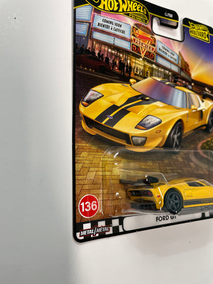 Hot Wheels 1/64 Ford GT Yellow - JHW26