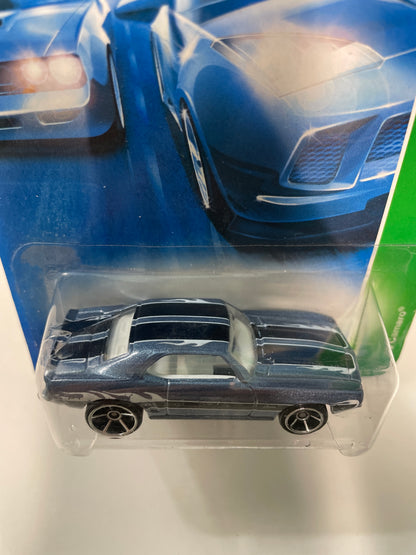 Hot Wheels 1/64 Treasure Hunt '69 Camaro Blue - Damaged Box