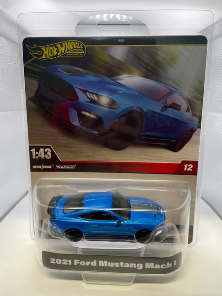 Hot Wheels 1/43 2021 Ford Mustang Mach 1 Blue