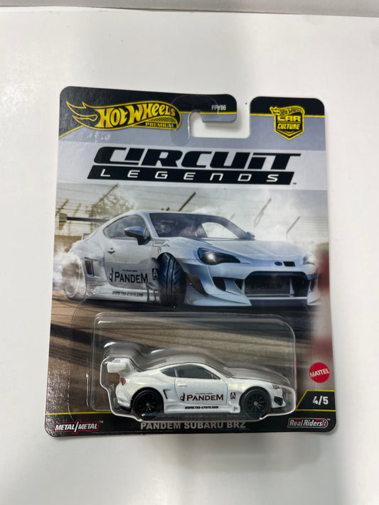 Hot Wheels 1/64 Car Culture Circuit Legends Pandem Subaru BRZ White