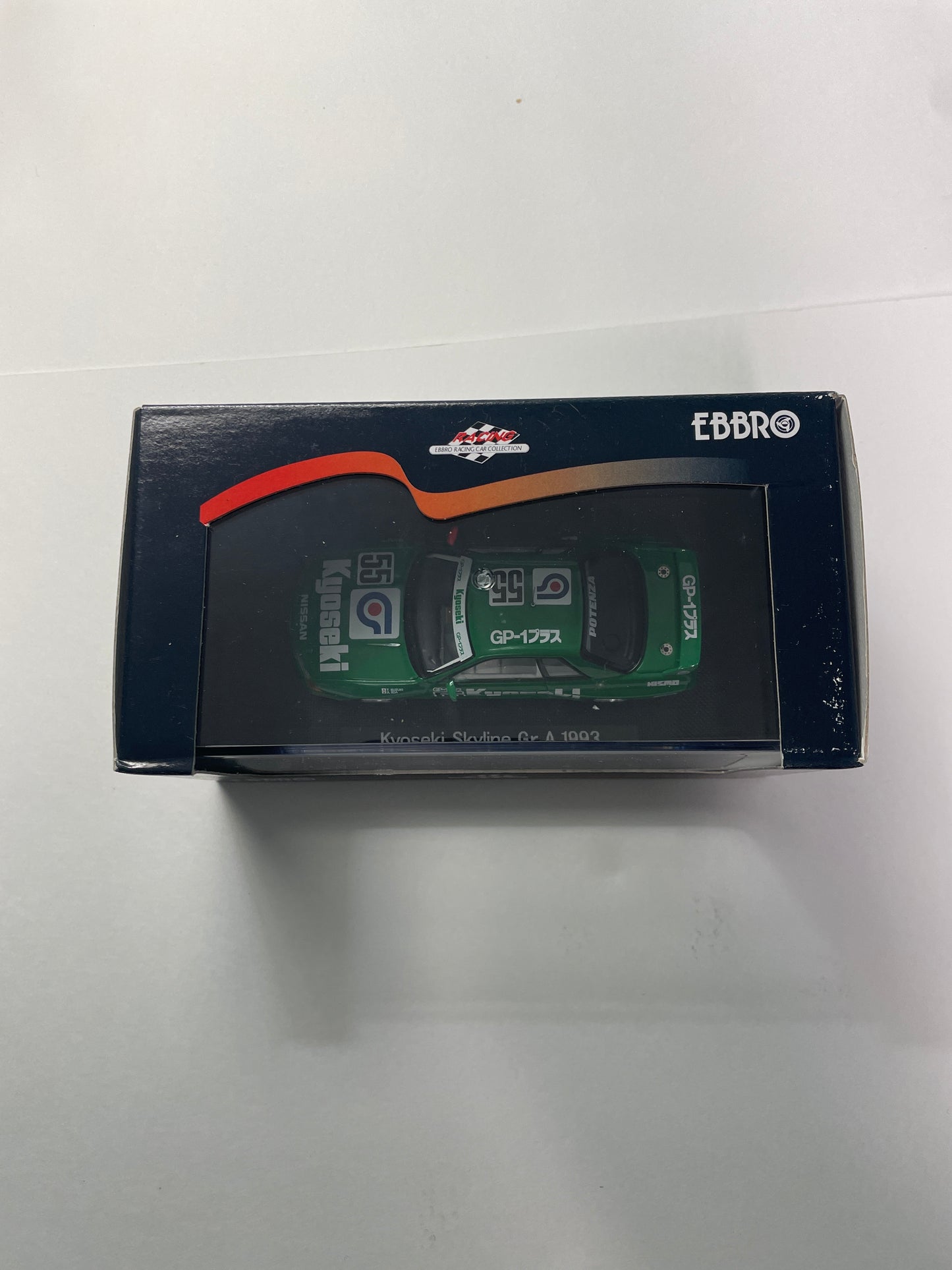 Ebbro 1/43 Nissan Skyline Kyoseki Gr.A 1993 n55 Green