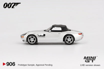 Mini GT 1/64 BMW Z8 "The World Is Not Enough" Silver - MGT00906-007E