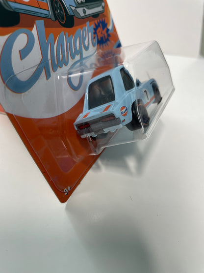 Hot Wheels 1/64 Noppo Gulf Racing Tooned ‘70 Dodge Charger Blue