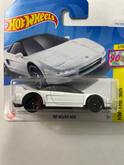 Hot Wheels 1/64 '90 Acura NSX Short Card White