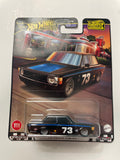 Hot Wheels 1/64 Boulevard Mix Z ‘73 Volvo 142 GL Black & Blue