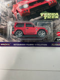 Hot Wheels 1/64 Car Culture Terra Trek Mitsubishi Pajero Evolution Red