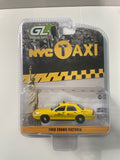 Greenlight 1/64 NYC Taxi Ford Crown Victoria Yellow