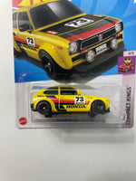 Hot Wheels 1/64 ‘73 Honda Civic Custom Yellow