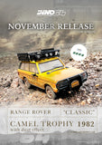 Inno64 1/64 Range Rover Classic Camel Trophy 1982 w/ Dust Effect