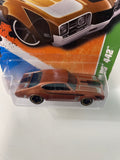 Hot Wheels 1/64 Treasure Hunt ‘68 Olds 442 Brown - Damaged Card