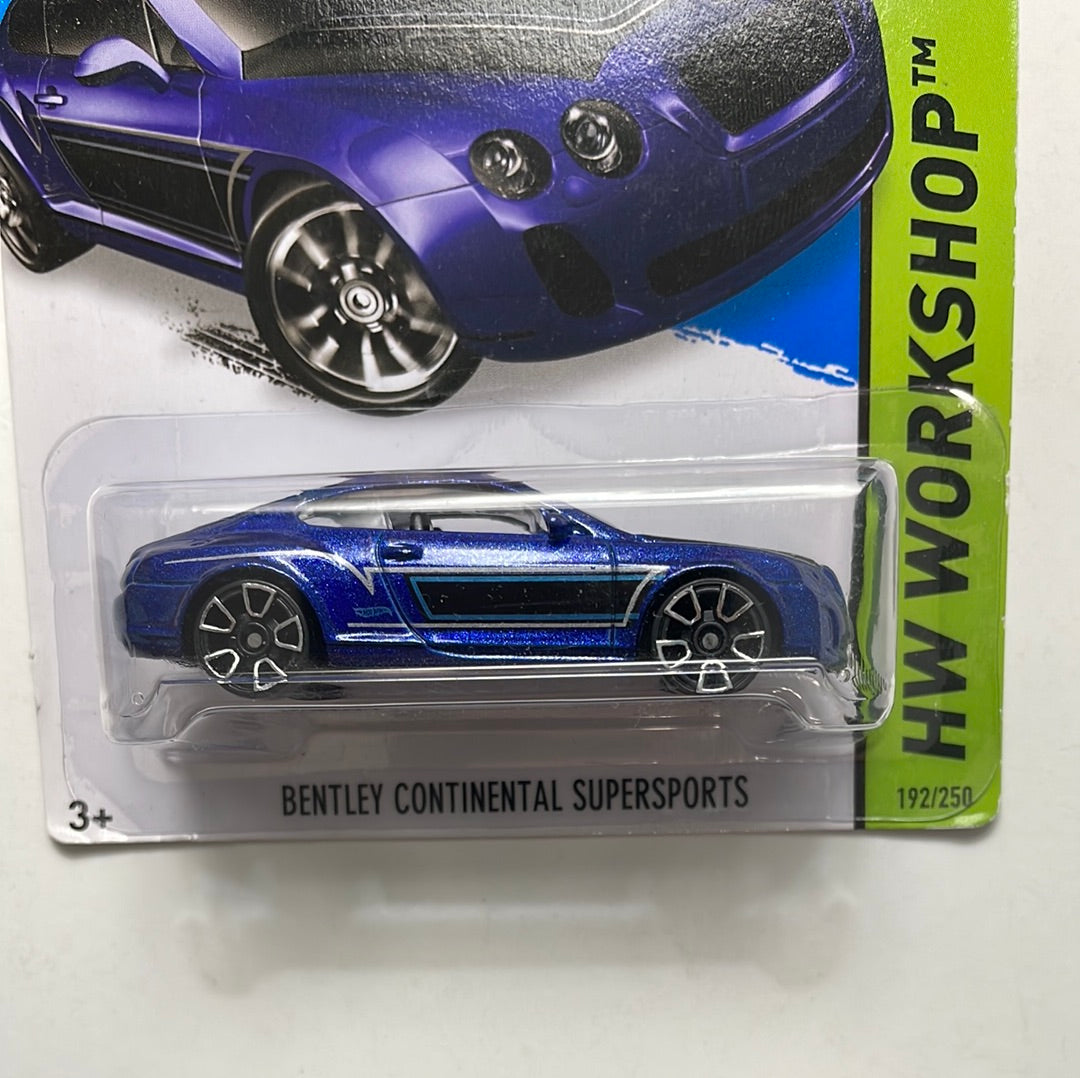 Hot Wheels 1/64 Bentley Continental Supersports Blue – Flipn Diecast