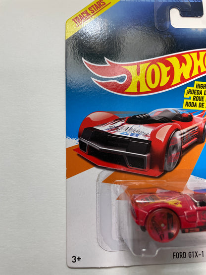 Hot Wheels 1/64 High Speed Wheels Track Stars Ford GTX-1 Red BDW24