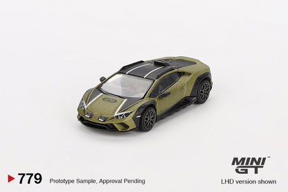 Mini GT 1/64 Lamborghini Huracán Sterrato Verde Gea Matt Green