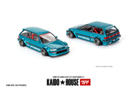 Mini GT x Kaido House 1/64 Honda Civic (EF) Kaido Works V1 Blue