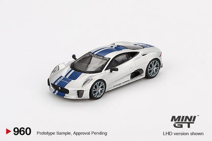 Mini GT 1/64 Jaguar C-X75 Silver