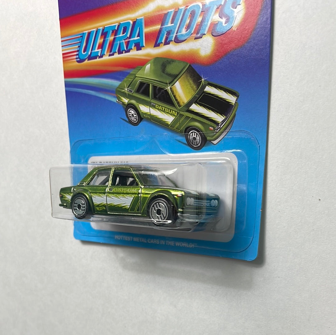 Hot Wheels 1/64 Ultra Hots ‘71 Datsun 510 Green