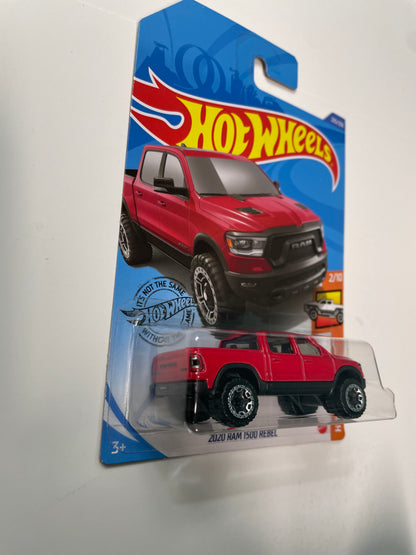 Hot Wheels 1/64 2020 Ram 1500 Rebel Red