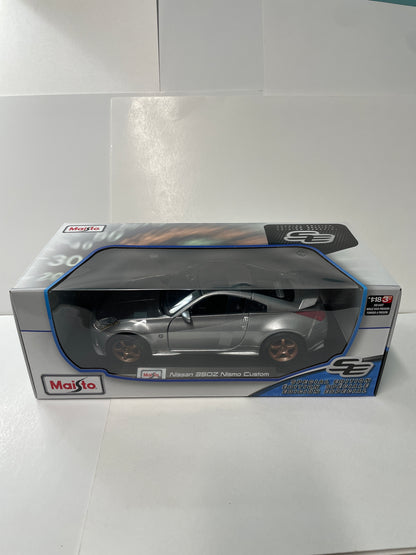 Maisto 1/18 Nissan 350z Nismo Custom Grey