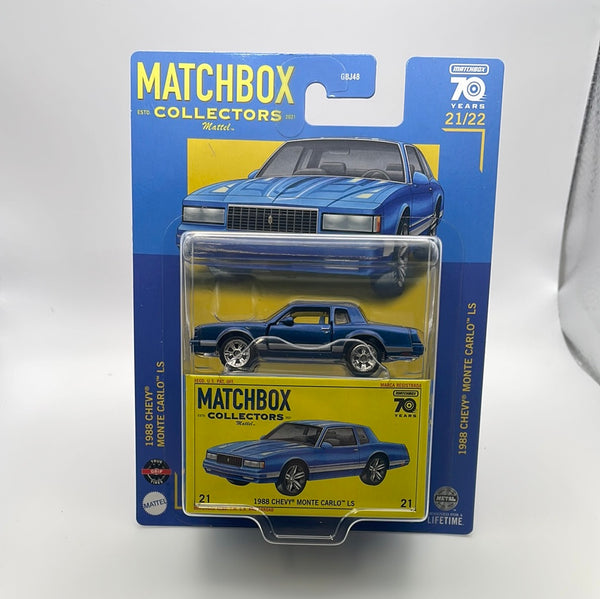 Matchbox Collectors 1988 Chevy Monte Carlo LS Blue