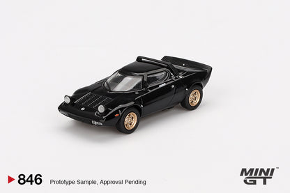 Mini GT 1/64 Lancia Stratos HF Stradale Nero Black