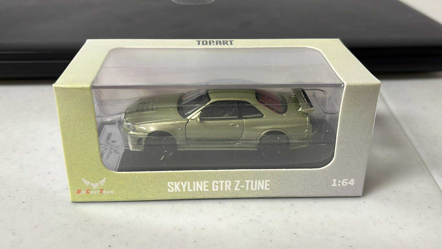 DCT 1/64 Nissan Skyline GTR Z-Tune Green - Damaged Car (Read Description)
