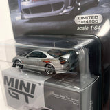 Mini GT 1/64 Nissan Silvia Top Secret (S15) – Silver – Mijo Exclusives