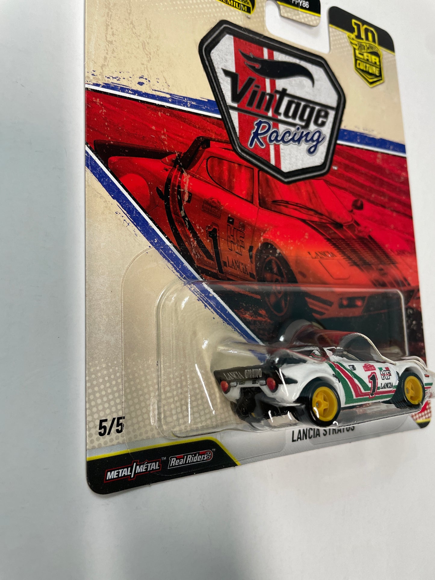 Hot Wheels 1/64 Car Culture 2026 Mix T Vintage Racing Lancia Stratos White - JKF26
