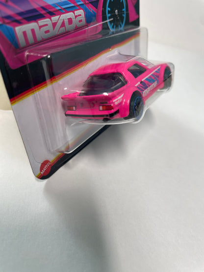 Hot Wheels 1/64 Neon Speeders Mazda RX-7 Pink
