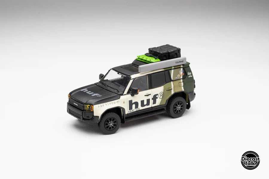 GCD 1/64 HUF Toyota Land Cruiser 250 Green & Black