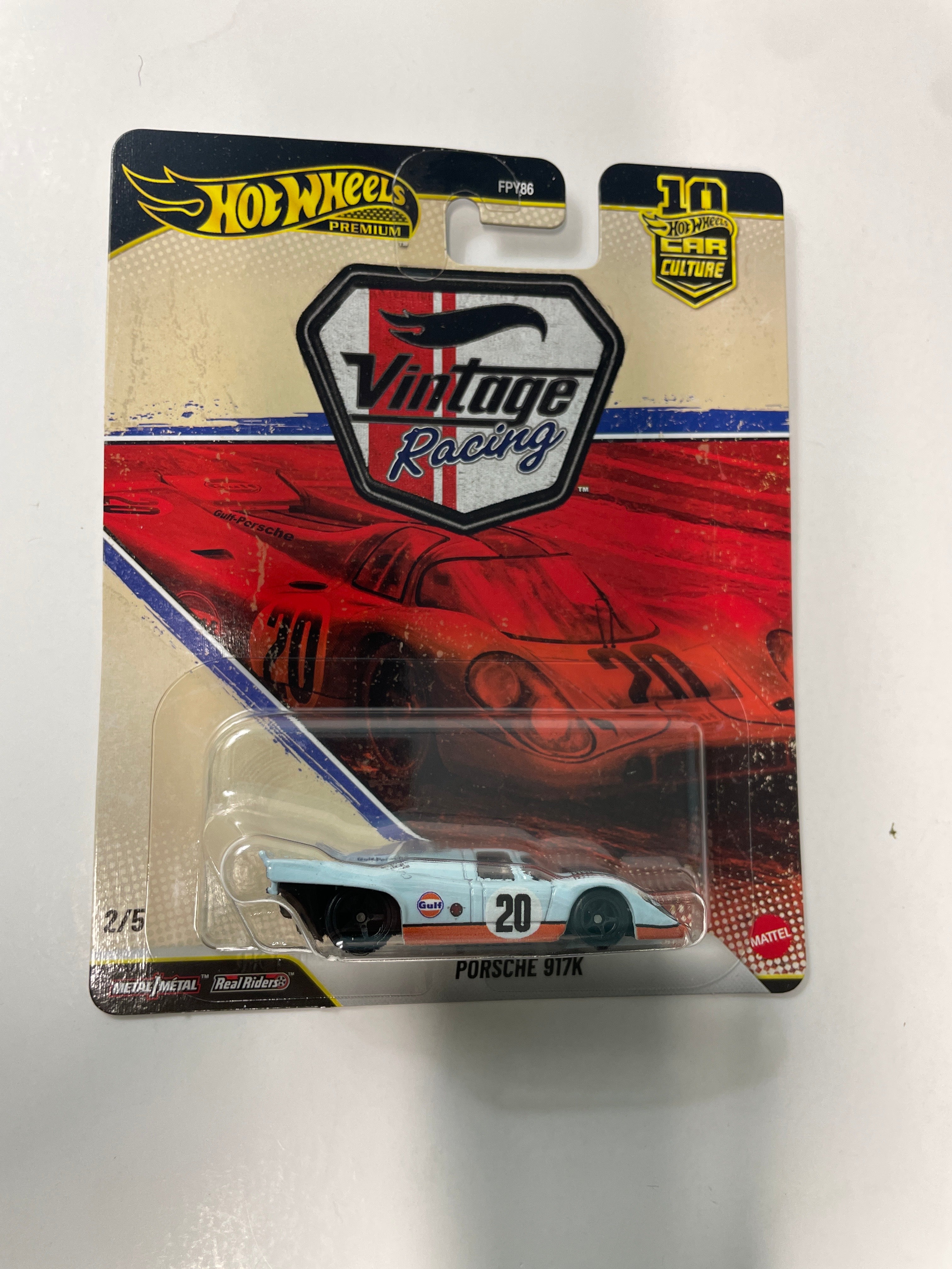 Hot Wheels 1/64 Car Culture 2026 Mix T Vintage Racing Porsche 917K