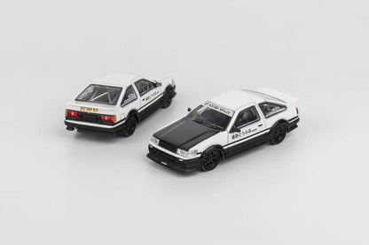 DCT 1/64 Toyota Corolla Levin GT-Apex White & Black