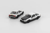 DCT 1/64 Toyota Corolla Levin GT-Apex White & Black