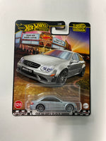 Hot Wheels 1/64 2025 Boulevard Mix C 2008 Mercedes-Benz CLK 63 AMG Black Series Silver