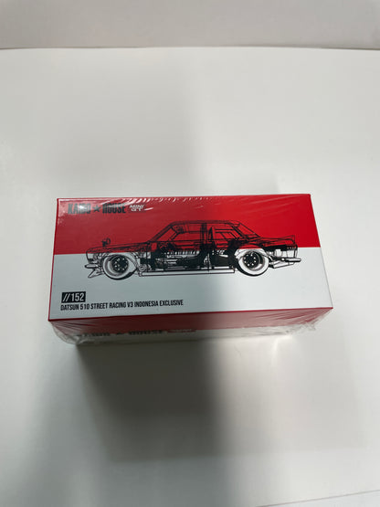 Mini GT x Kaido House 1/64 Indonesia Diecast Expo 2024 Datsun 510 Street Racing V3 Indonesia Exclusive Orange