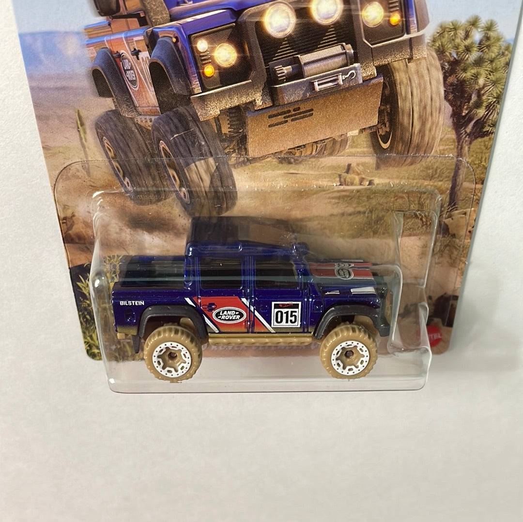 Hot Wheels 1/64 Baja 4x4 ‘15  Land Rover Defender Double Cab Blue