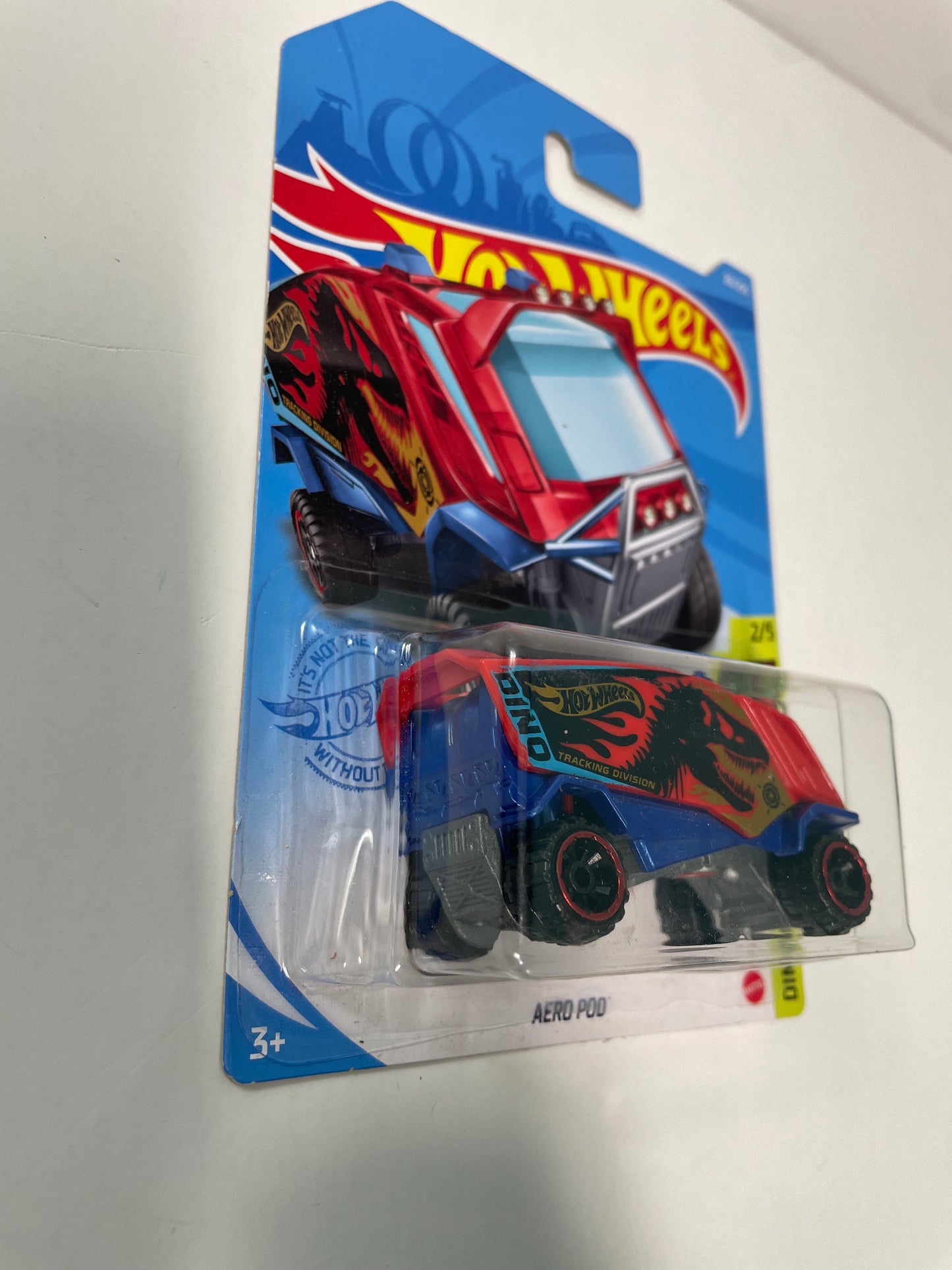 Hot Wheels 1/64 Aero Pod Blue & Red