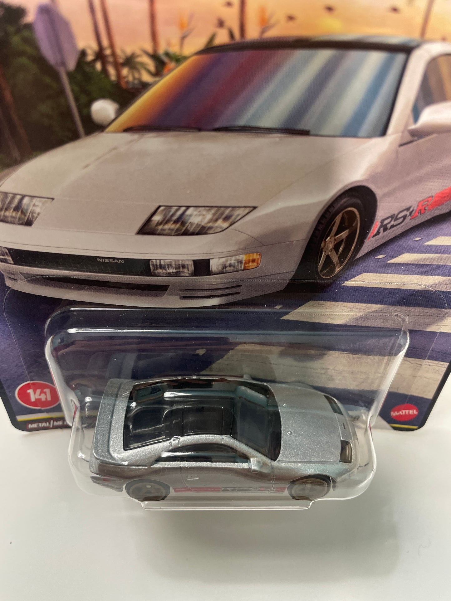 Hot Wheels 1/64 2026 Boulevard Mix F Nissan 300ZX Twin Turbo/ BI-Turbo Silver - JHW25