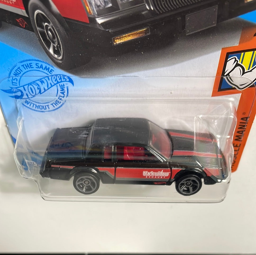 Hot Wheels 1/64 Kroger Exclusive ‘87 Buick Regal GNX Black - Damaged Box