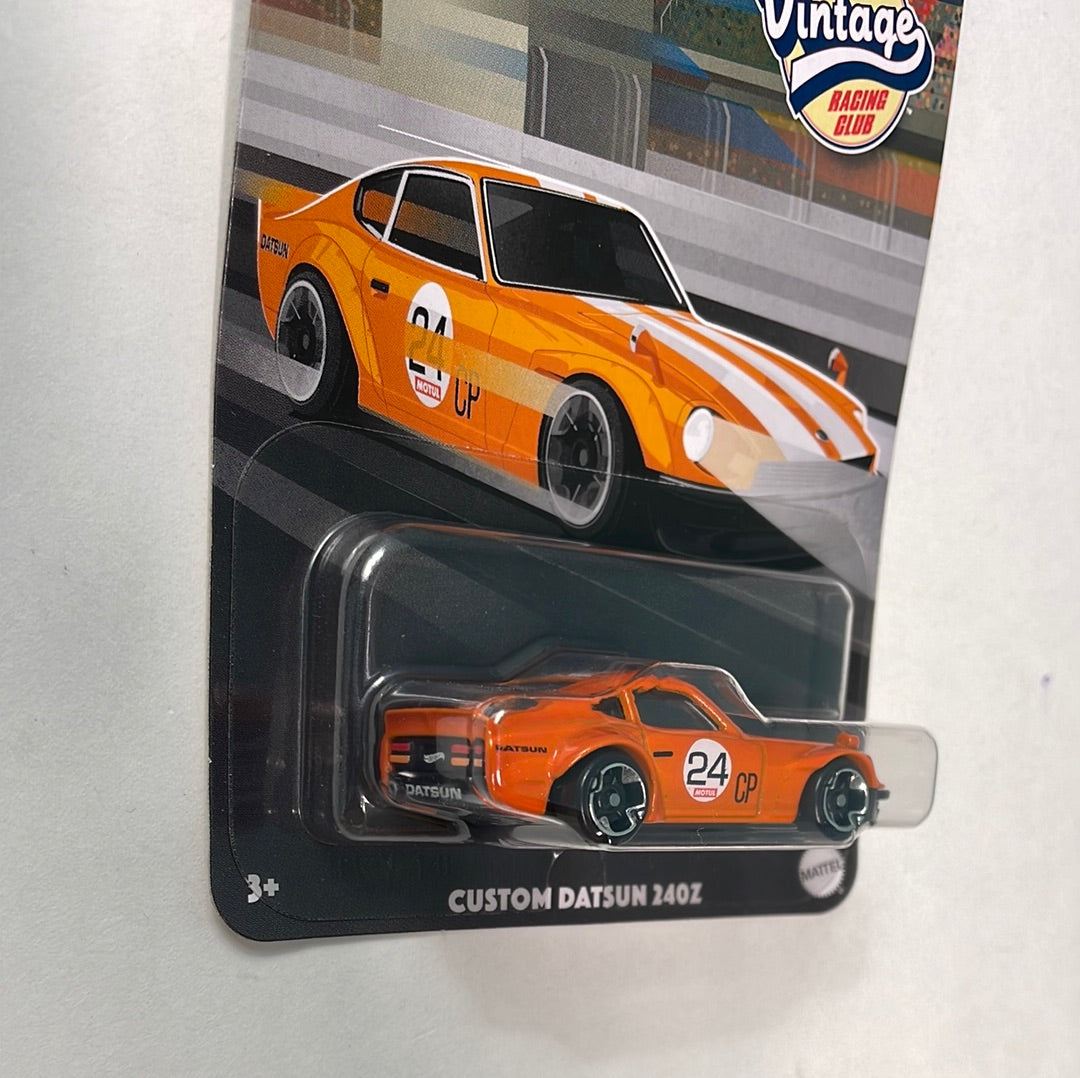 Hot Wheels 1/64 Vintage Racing Club Custom Datsun 240Z Orange