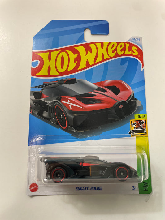 Hot Wheels 1/64 Bugatti Bolide Black & Red - Damaged Box