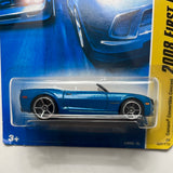 Hot Wheels 1/64 Camaro Convertible Concept Blue - Damaged Card