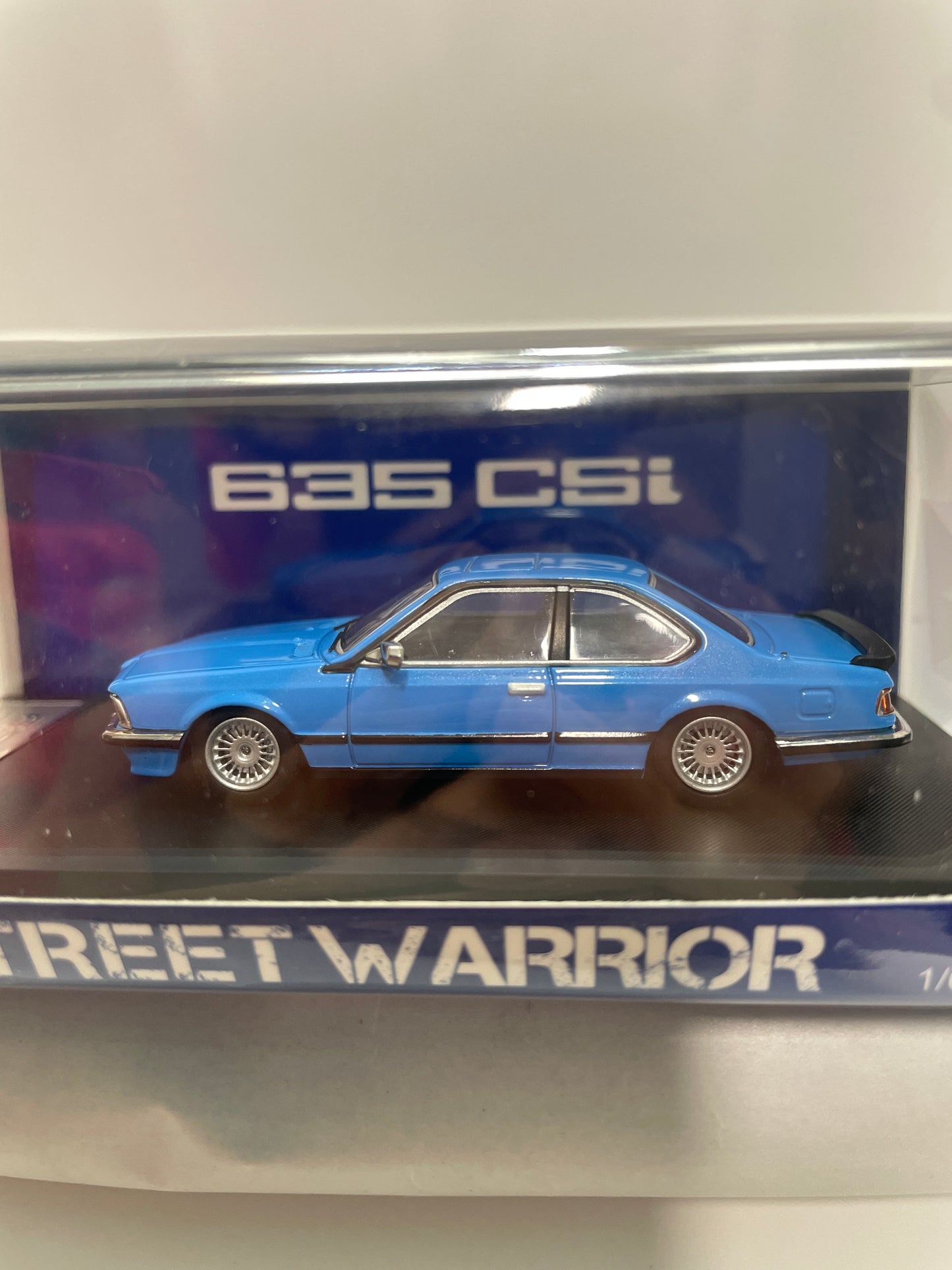 1/64 Street Warrior BMW 635 CSI Blue