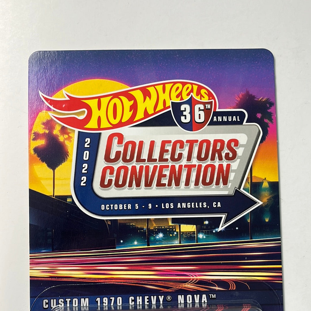 Hot Wheels Los Angeles 2022 Convention Custom 1970 Chevy Nova Dinner Car