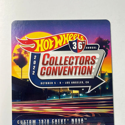 Hot Wheels Los Angeles 2022 Convention Custom 1970 Chevy Nova Dinner Car