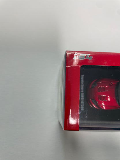 Inno64 1/64 Toyota Supra (A80) Top Secret GT300 Red - IN64- A80TS-RED - Damaged Box