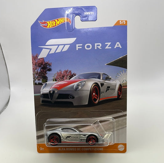 Hot Wheels 1/64 Forza Alfa Romeo 8C Competizione Silver